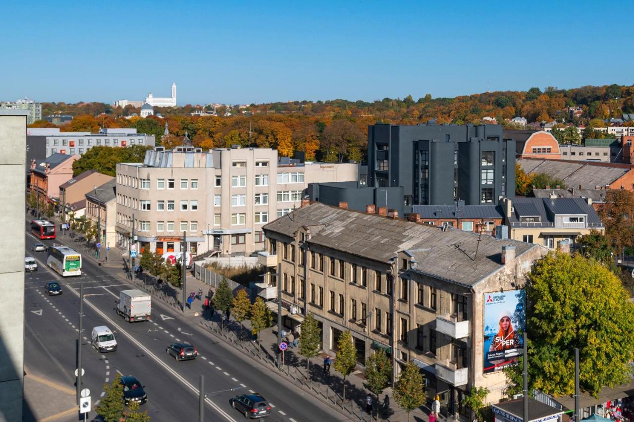 Panoramic City Centre Apartment By Polo Apartments Kaunas Bagian luar foto