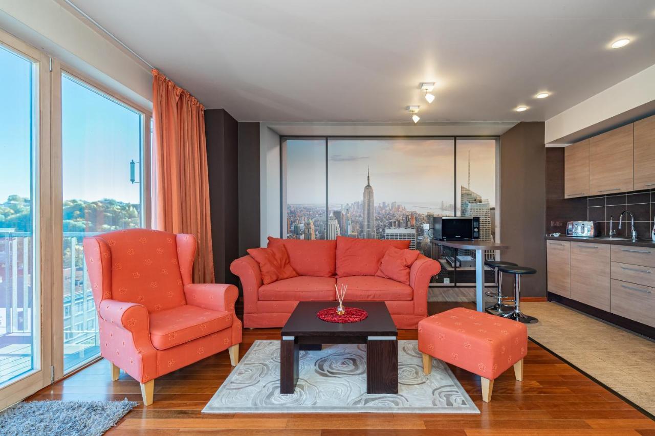 Panoramic City Centre Apartment By Polo Apartments Kaunas Bagian luar foto